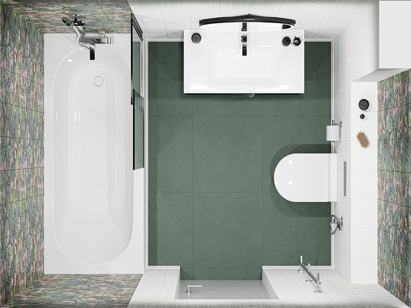 Ванная комната Альвао / Про Чементо Ванная комната Альвао / Про Чементо