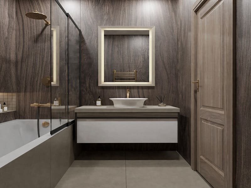 Ванная Про Чементо / Ноче