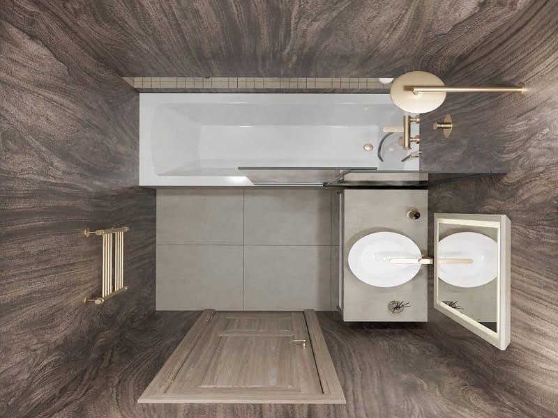 Ванная Про Чементо / Ноче