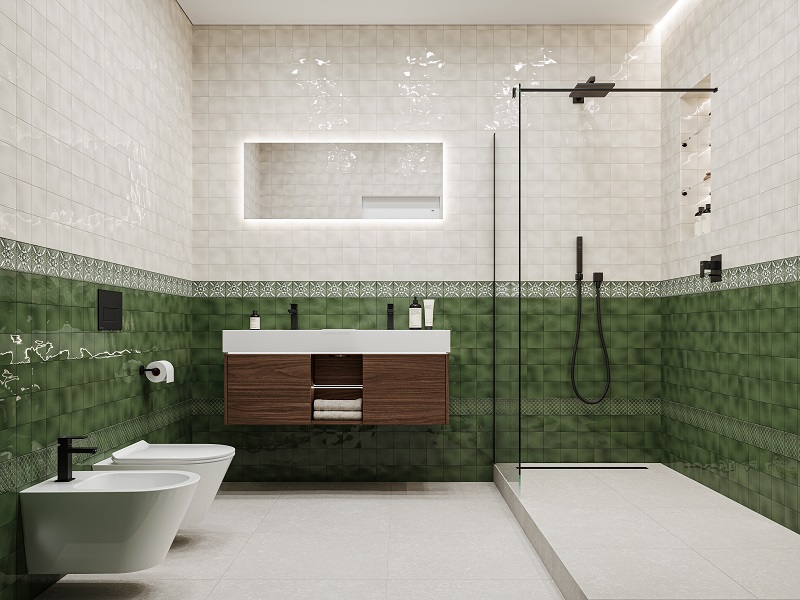 Ванная комната с душевой зоной Бахия / Касабланка