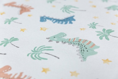 Обои виниловые на флизелиновой основе Уик-энд мотив, разноцветный дино