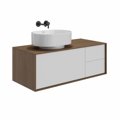 Раковина ARTBASIN Vento накладная 50, белая глянцевая