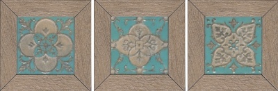 Вставка Меранти бежевый мозаичный 13x13x1,1