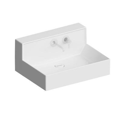 Раковина Logica M/Лоджика М мебельная\подвесная cо встроенным смесителем 65, белая глянцевая