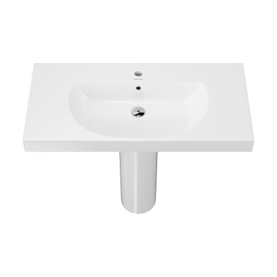 Раковина Buongiorno/Бонджорно подвесная\мебельная 100, белая глянцевая Раковина Buongiorno/Бонджорно подвесная\мебельная 100, белая глянцевая