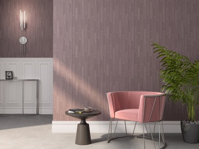 Обои виниловые Арки мотив, фиолетовый