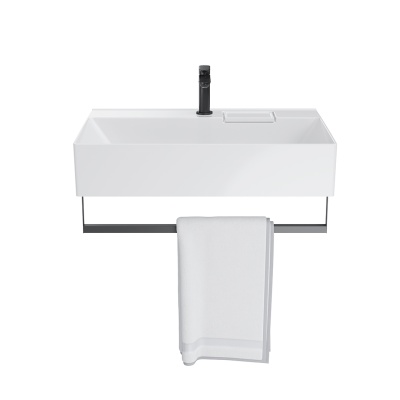 Раковина Logica/Лоджика мебельная\подвесная с одним отверстием 70, белая глянцевая Раковина Logica/Лоджика мебельная\подвесная с одним отверстием 70, белая глянцевая