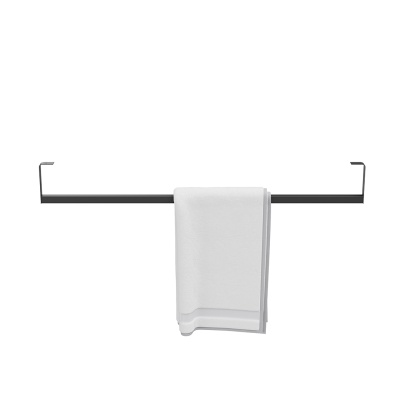 Держатель для полотенец к раковинам LOGICA 90 с крепежом, черный матовый Держатель для полотенец к раковинам LOGICA 90 с крепежом, черный матовый