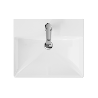 Раковина Pro/Про мебельная\подвесная 50, белая глянцевая