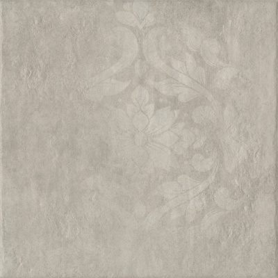 Хадду серый светлый матовый декорированный 40,2x40,2x0,8