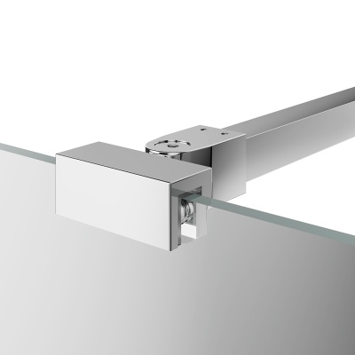 Фиксатор для стеклянной шторки Vetro/Ветро, 25 см, хром Фиксатор для стеклянной шторки Vetro/Ветро, 25 см, хром