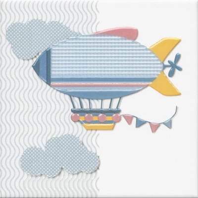 Декор Бон Вояж «Дирижабль» 20x20x0,69