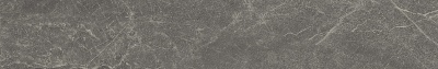 Плинтус Эстерель серый тёмный матовый обрезной 60x9,5x0,9