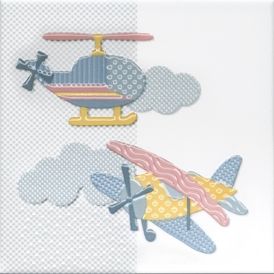 Декор Бон Вояж «Вертолёт» 20x20x0,69