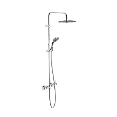 Душевая колонна Nota/Нота на 2 потока с механическим смесителем с ручным душем на 5 режимов, хром Душевая колонна Nota/Нота на 2 потока с механическим смесителем с ручным душем на 5 режимов, хром