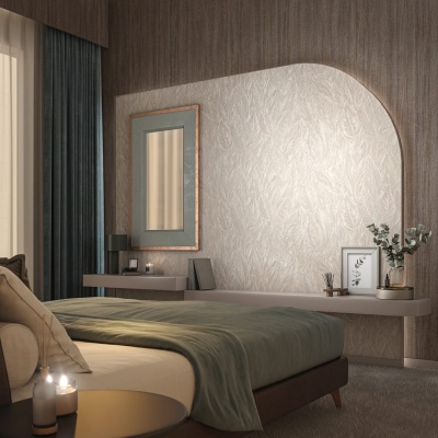 Обои виниловые Бульвар мотив, бежевый Обои виниловые Бульвар мотив, бежевый