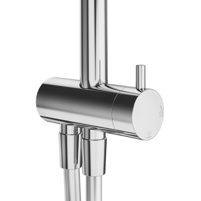 Душевая колонна круглая Fonte/Фонте на 2 потока без смесителя, хром Душевая колонна круглая Fonte/Фонте на 2 потока без смесителя, хром