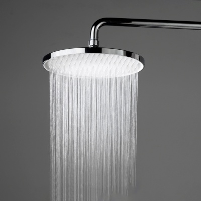 Душевая колонна Fonte/Фонте на 3 потока с поворотным изливом с термостатическим смесителем, черный матовый Душевая колонна Fonte/Фонте на 3 потока с поворотным изливом с термостатическим смесителем, черный матовый