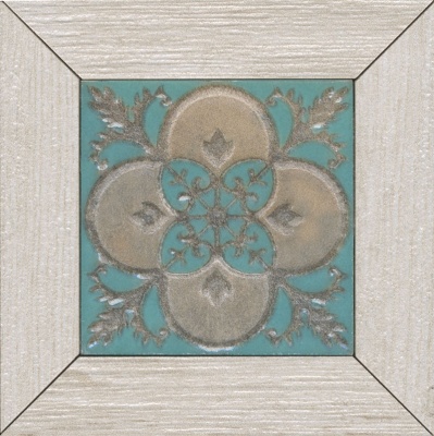 Вставка Меранти белый мозаичный 13x13x1,1
