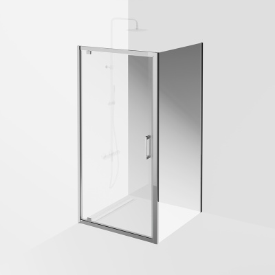 Душевая дверь Vetro/Ветро, распашная, 100х195, хром Душевая дверь Vetro/Ветро, распашная, 100х195, хром