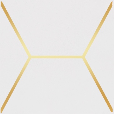 Декор Витраж белый глянцевый 15x15x0,69