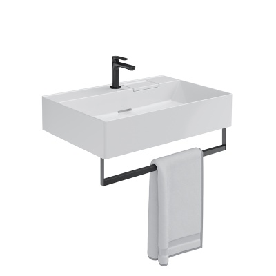 Раковина Logica/Лоджика мебельная\подвесная с одним отверстием 70, белая глянцевая Раковина Logica/Лоджика мебельная\подвесная с одним отверстием 70, белая глянцевая