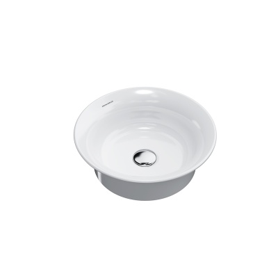 Раковина Canaletto/Каналетто накладная 40, белая глянцевая