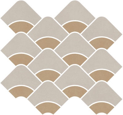 Декор Таделакт наборный серый светлый, жёлтый матовый обрезной 30x28x0,9 Декор Таделакт наборный серый светлый, жёлтый матовый обрезной 30x28x0,9