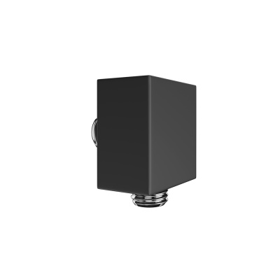 Вывод для воды Futura/Футура для душевого гарнитура, матовый черный