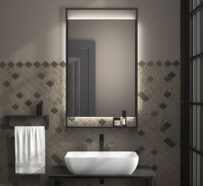 Раковина Plaza/Плаза накладная 55, белая глянцевая