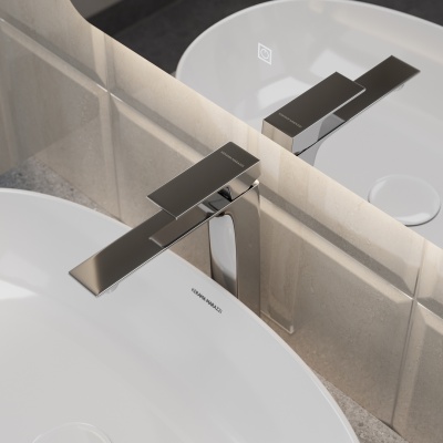 Смеситель Fioretto/Фьоретто для раковины высокий без донного клапана, хром Смеситель Fioretto/Фьоретто для раковины высокий без донного клапана, хром