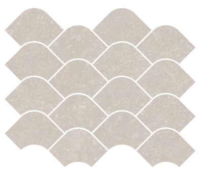 Декор Касабланка наборный серый светлый матовый обрезной 30x25x0,9