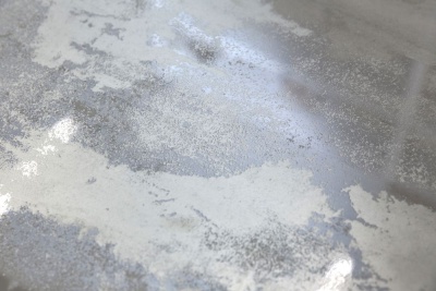 Декор Белем серый светлый глянцевый обрезной 30x89,5x0,9