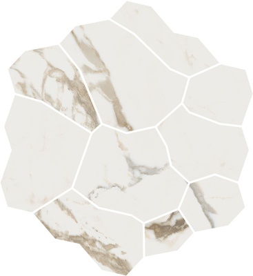 Декор Марсель наборный бежевый светлый матовый обрезной 31,5x34,2x0,9