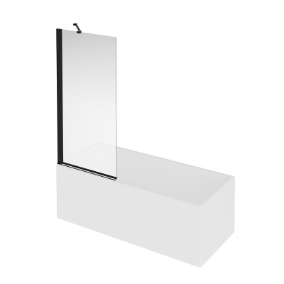 Фиксатор для стеклянной шторки Vetro/Ветро, 25 см, матовый черный Фиксатор для стеклянной шторки Vetro/Ветро, 25 см, матовый черный