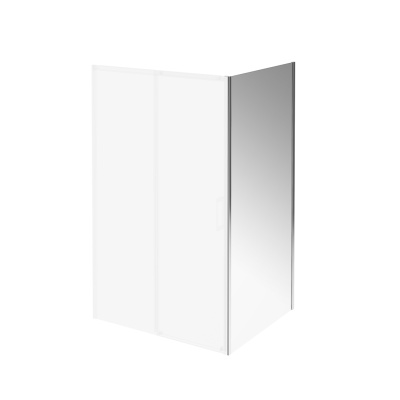 Душевая боковая панель Vetro/Ветро, 100х195, хром Душевая боковая панель Vetro/Ветро, 100х195, хром