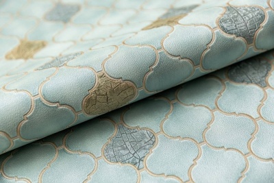 Обои виниловые Арабески мотив, бирюзовый