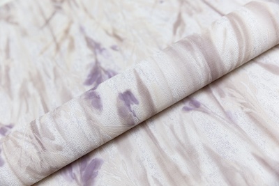 Обои виниловые на флизелиновой основе Отражение мотив, серый сиреневый Обои виниловые на флизелиновой основе Отражение мотив, серый сиреневый