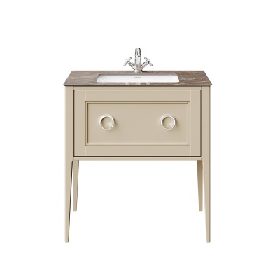 Тумба Plaza Classic/Плаза Классик напольная с ящиком 80, капучино матовый