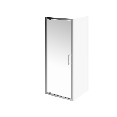 Душевая дверь Vetro/Ветро, распашная, 80х195, хром