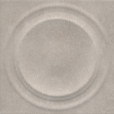 Декор Арль серый матовый структура обрезной 20x20x0,95