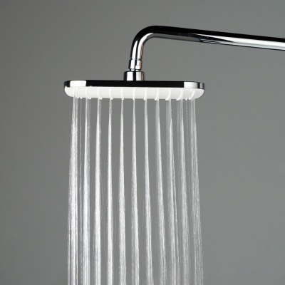 Душевая колонна квадратная Fonte/Фонте на 2 потока без смесителя, хром Душевая колонна квадратная Fonte/Фонте на 2 потока без смесителя, хром