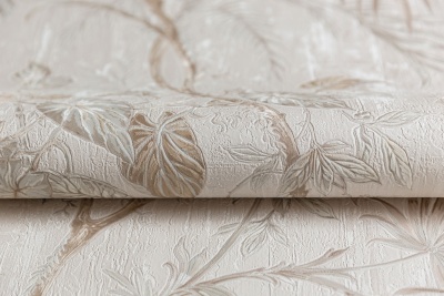 Обои виниловые Оранжерея мотив, бежевый Обои виниловые Оранжерея мотив, бежевый