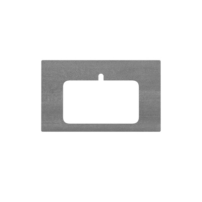 Столешница из керамогранита для раковин, встраиваемых сверху, Про Дабл 80 см, антрацит натуральный