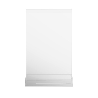 Полка Анголо для душевых ограждений, прозрачная Полка Анголо для душевых ограждений, прозрачная