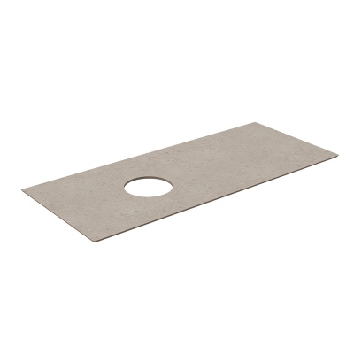 Столешница Magica/Маджика Риккарди 120 см, бежевая матовая (без отв. под смеситель)