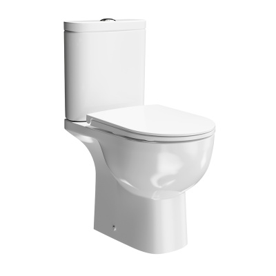 Унитаз Buongiorno Pro/Бонджорно Про напольный, белый глянцевый