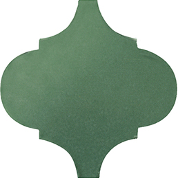 Арабески Майолика зеленый глянцевый 26x30x0,7 Арабески Майолика зеленый глянцевый 26x30x0,7