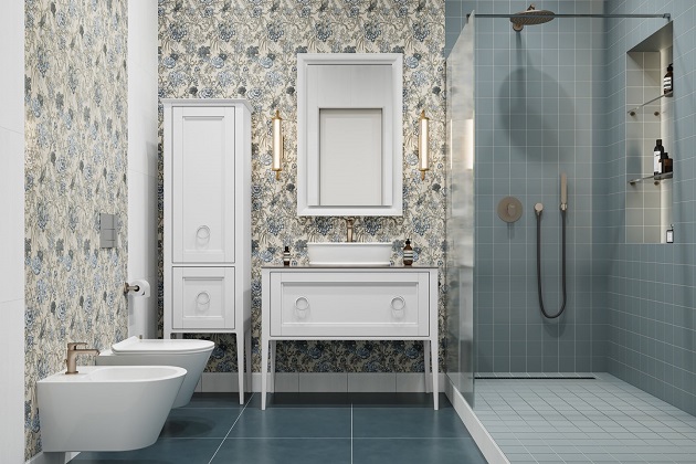 Совмещенный санузел Жардим / Про Чементо Совмещенный санузел Жардим / Про Чементо