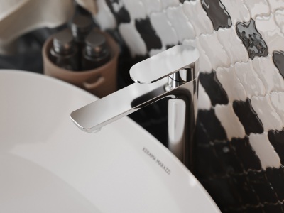 Смеситель для раковины PIANO однорычажный высокий без донного клапана, хром глянец Смеситель для раковины PIANO однорычажный высокий без донного клапана, хром глянец